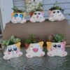 Succulent Arrangement In Mini Cat Planter 2 Succulent Arrangement In Mini Cat Planter -Cheap Plantly Store 1698960715 1