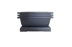 3 Bonsai Tree Pots With Drip Tray. XL 11 Inch Pots With Drain Hole. Great Gift -Cheap Plantly Store Capture 1 1