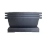 3 Bonsai Tree Pots With Drip Tray. XL 11 Inch Pots With Drain Hole. Great Gift