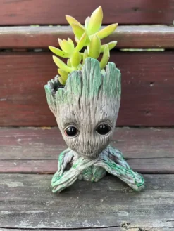 Groot Pot With Assorted Succulent 9 Groot Pot With Assorted Succulent -Cheap Plantly Store Thoughtful groot golden glow rotated 1